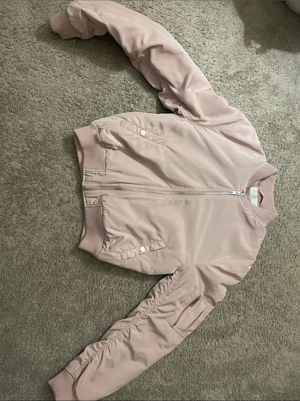 H&M Kids Pink Bomber Jacket
